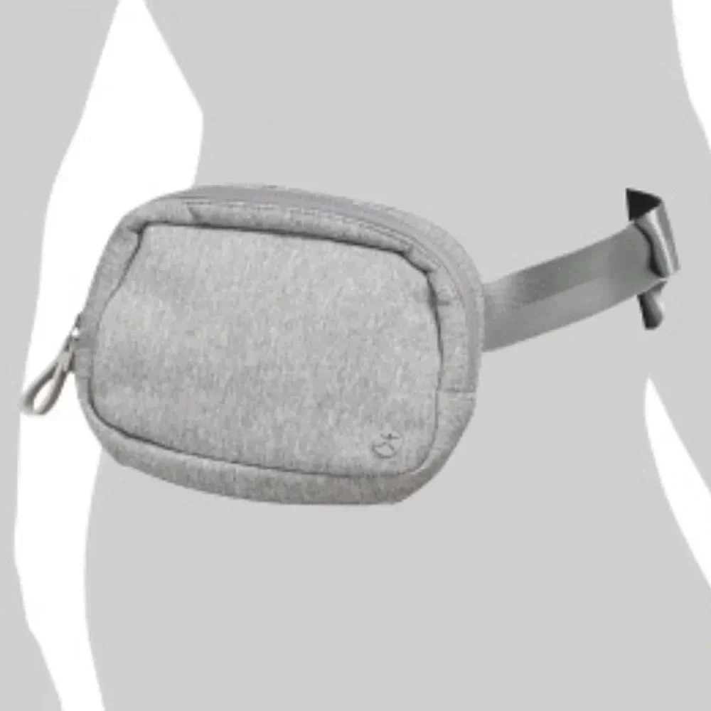 DANSKIN Ella Neoprene Belt Bag. Heather Gray. Brand new with tags!